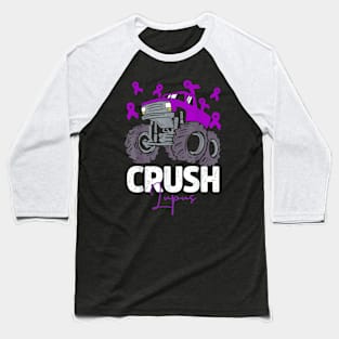 Crush lupus monster truck Baseball T-Shirt